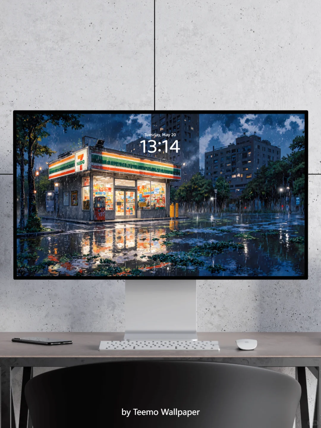 Teemo壁纸 | 雨夜小店 | #194