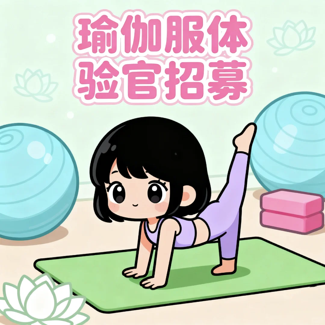 ✨【瑜伽服体验官招募｜喊你免费穿新衣服啦