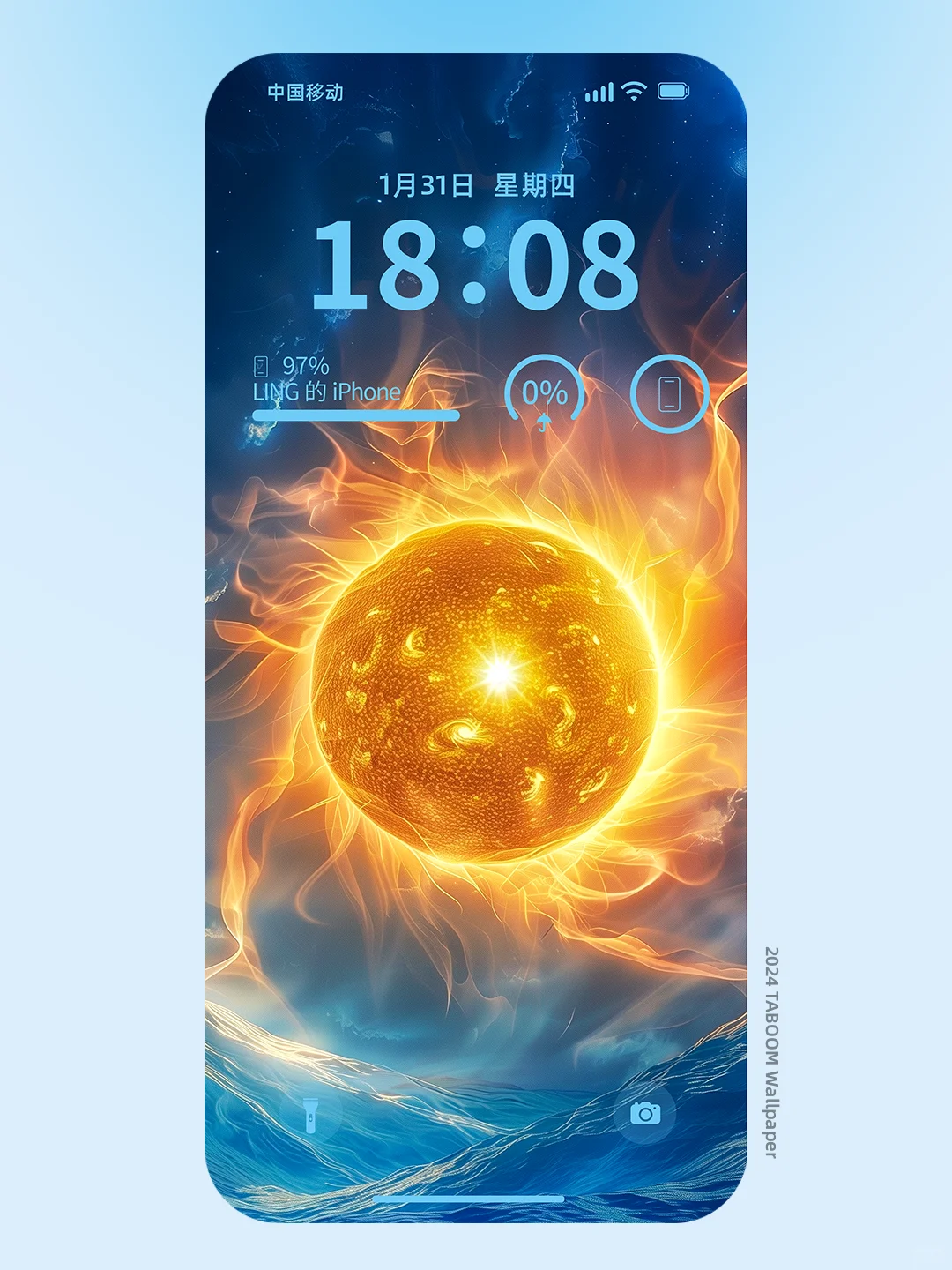 五行壁纸|金乌能量|五行喜火补火(126)