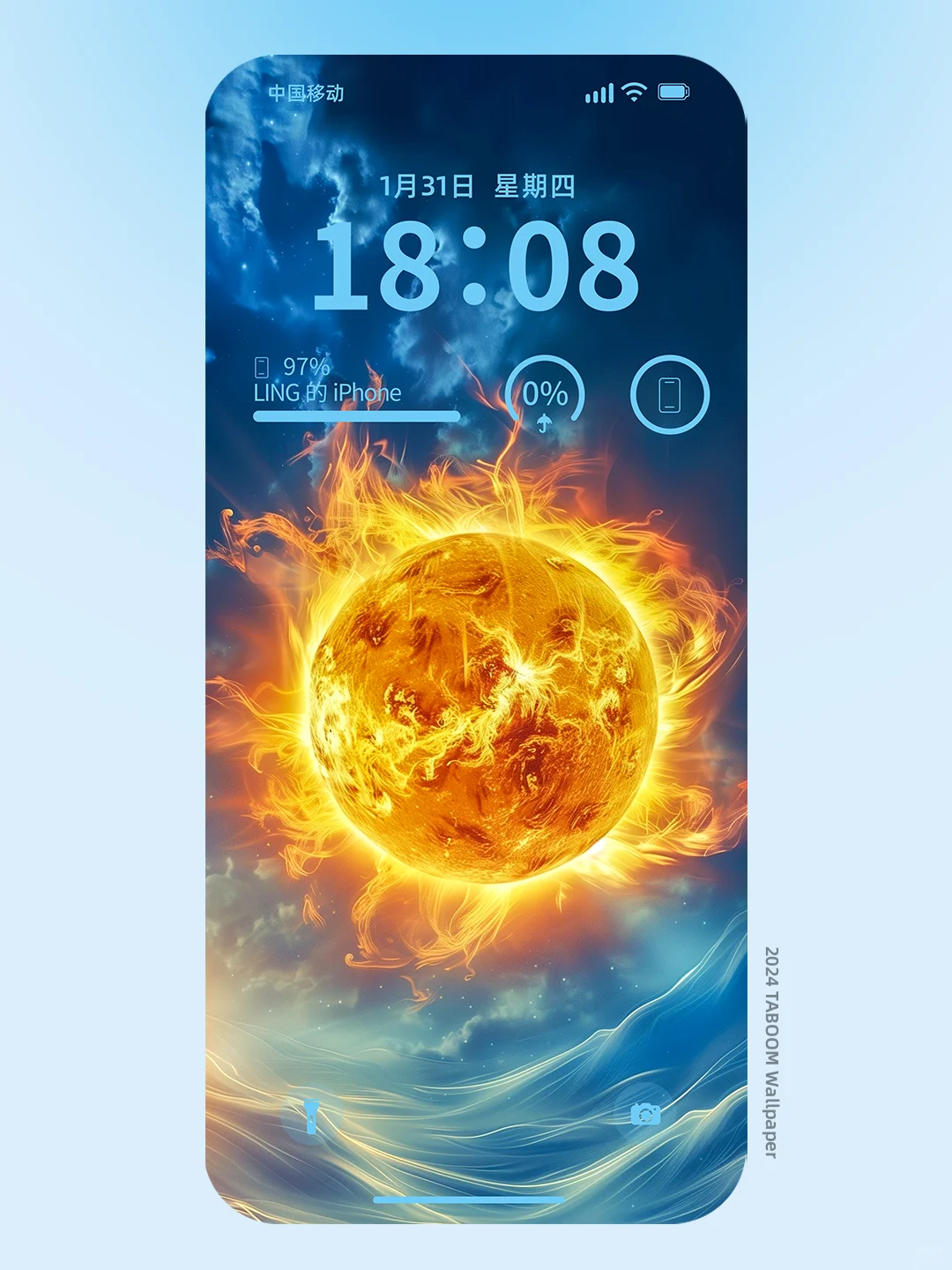 五行壁纸|金乌能量|五行喜火补火(126)