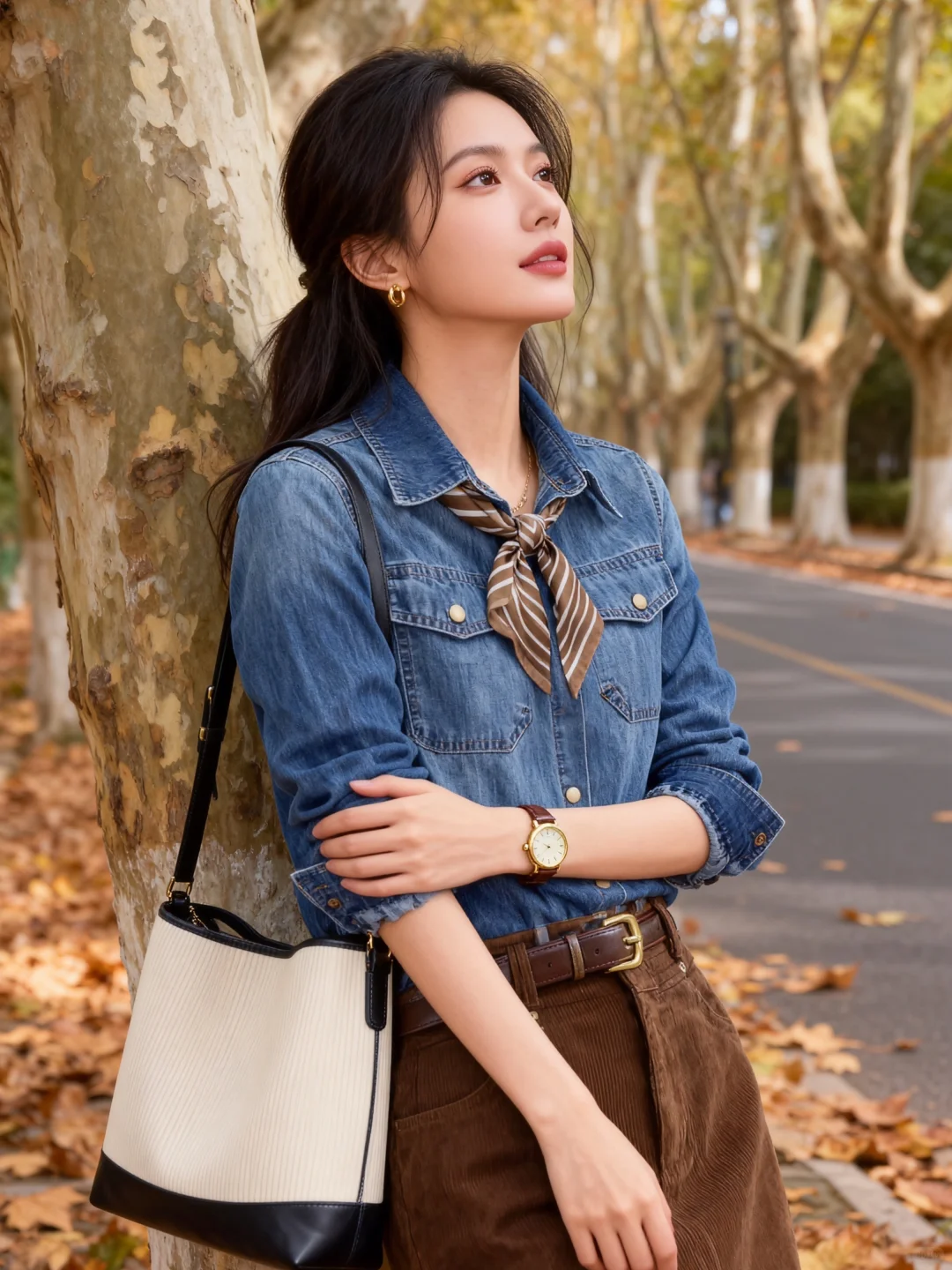 人间朝暮，叶落惊秋，一些秋日穿搭🍂