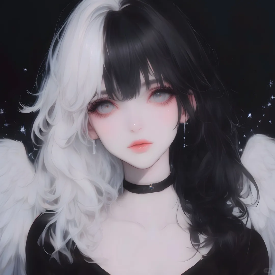女生头像：天使