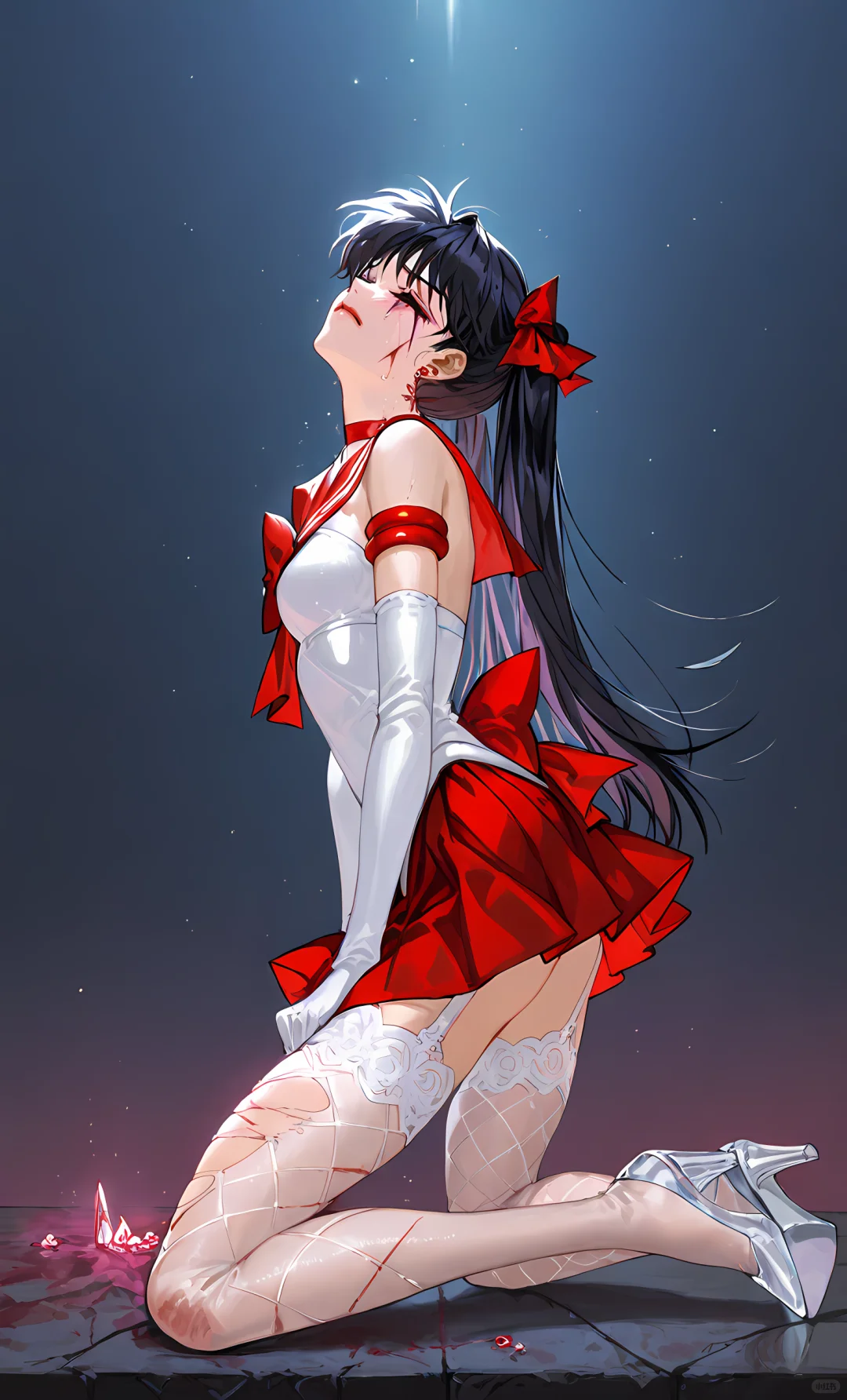 美少女战士火野丽 火野丽战败了