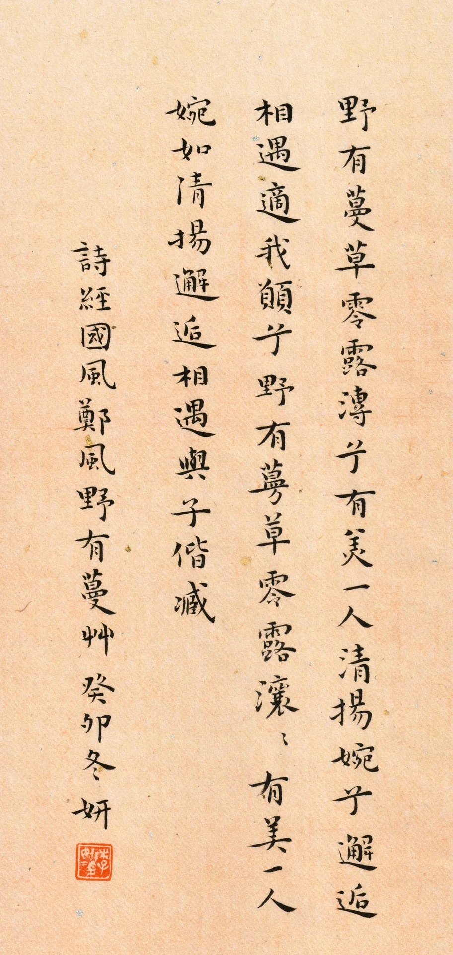 🌿野有蔓草|诗经·国风·郑风