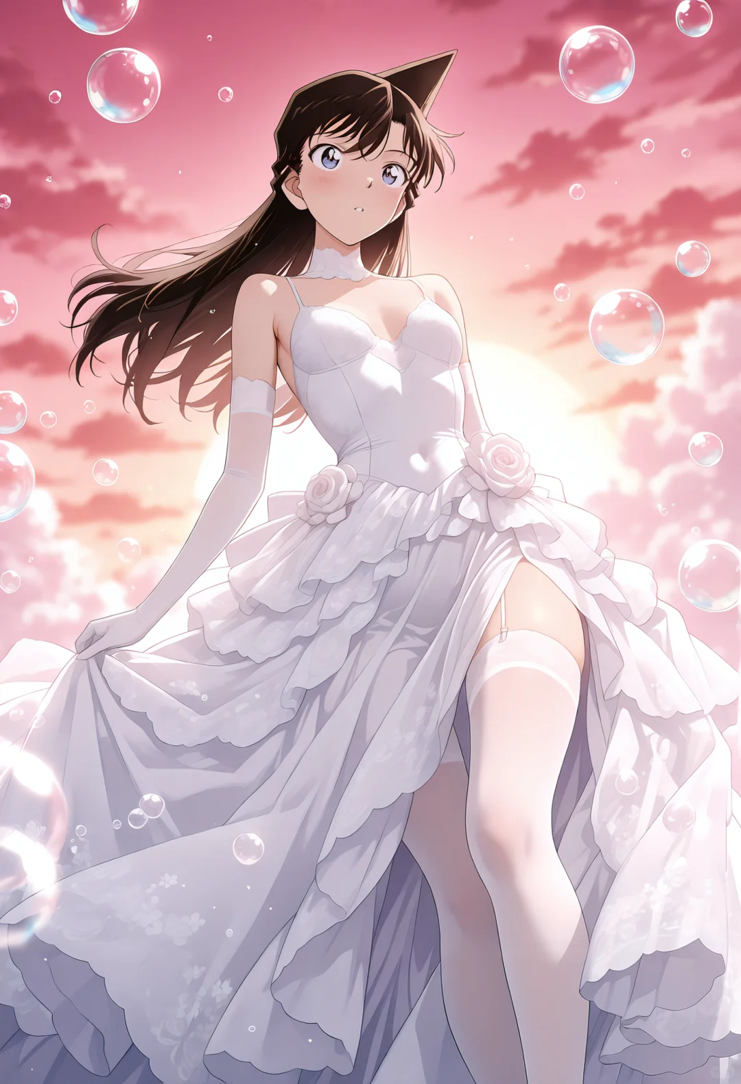 毛利兰,本来想换个风格,没搞成,算球了