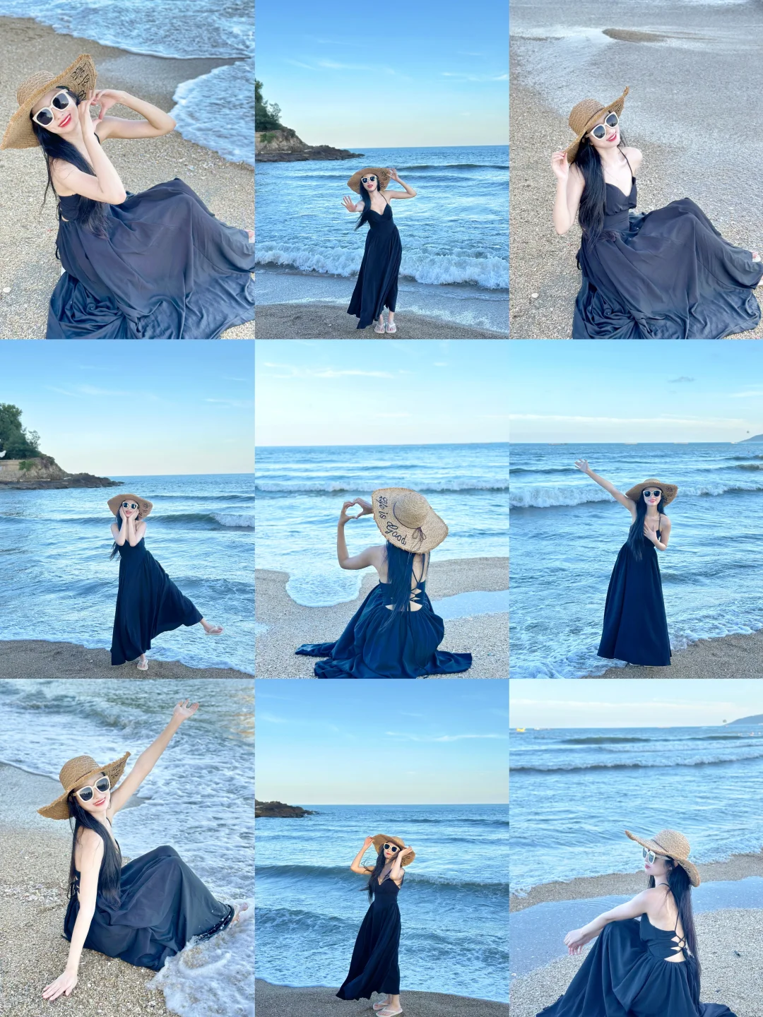 存一些去海边拍照的万能姿势|简单易出片📷