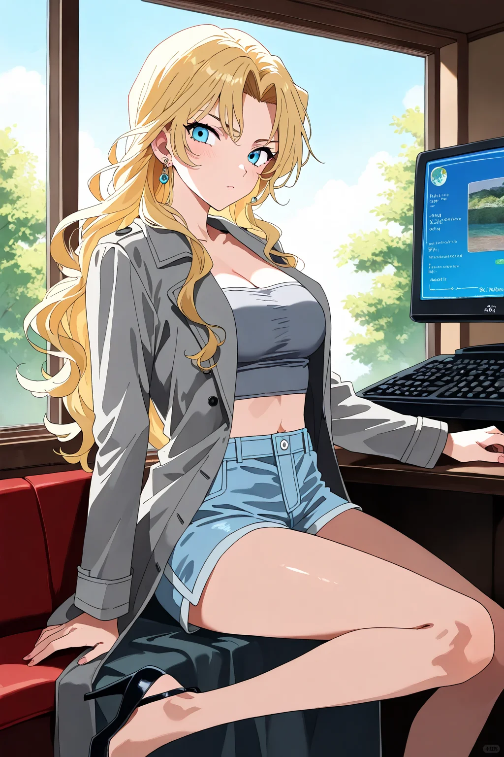 AI眼中的美女,好有趣 贝尔摩德