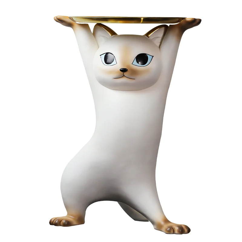 妖娆猫茶几迎宾大型客厅电视柜沙发旁落地托