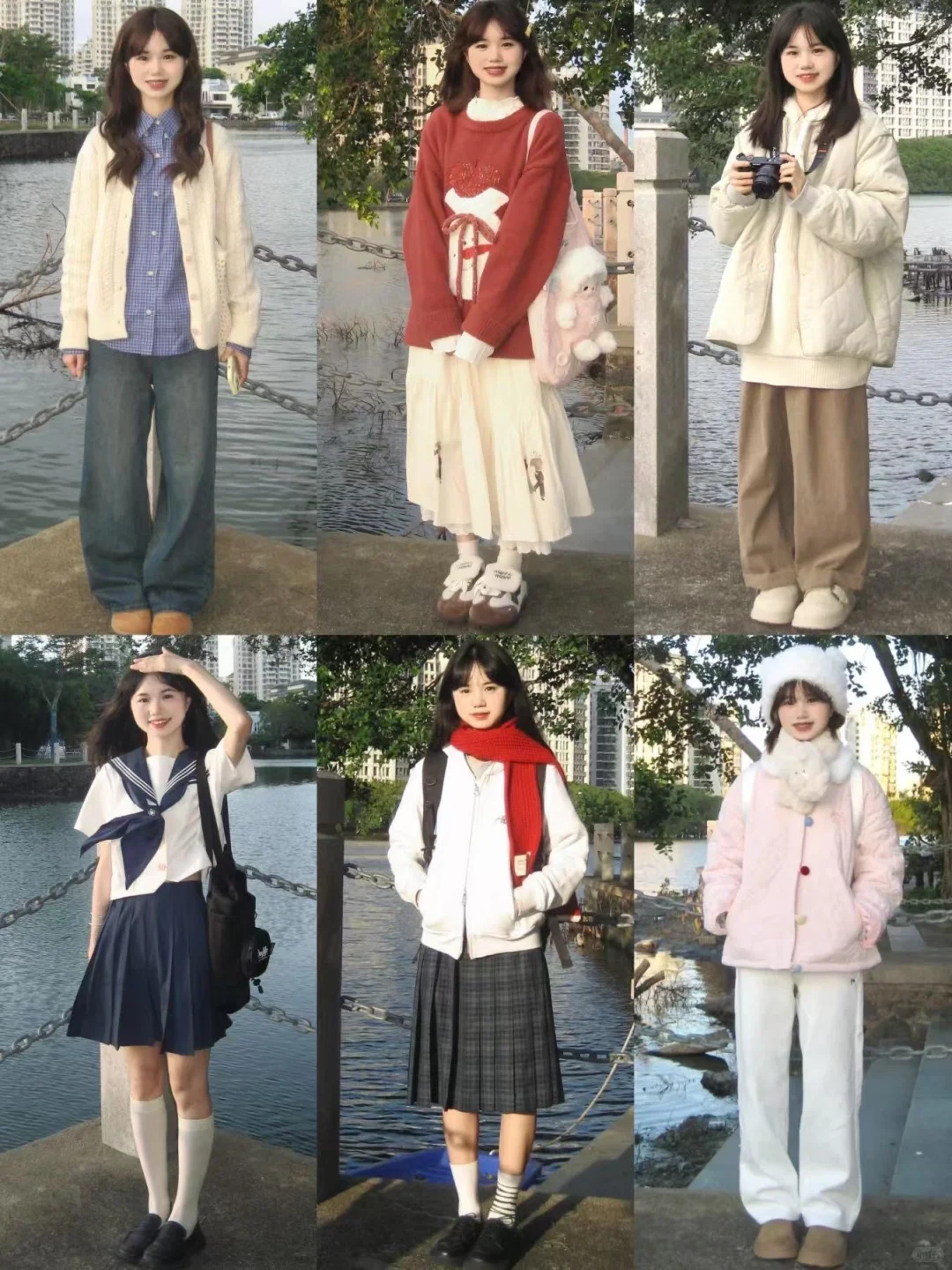 3️⃣0️⃣套‖OOTD🐰秋冬甜妹这么穿好漂亮～🫧🌷