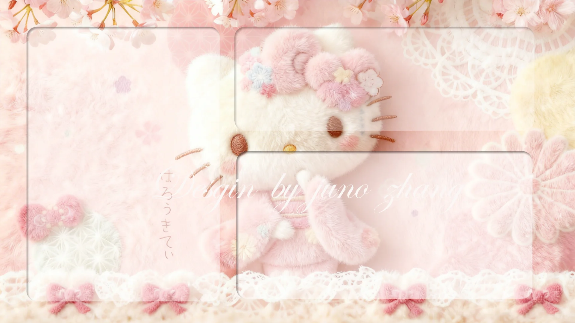 Kitty毛绒壁纸、ipad壁纸