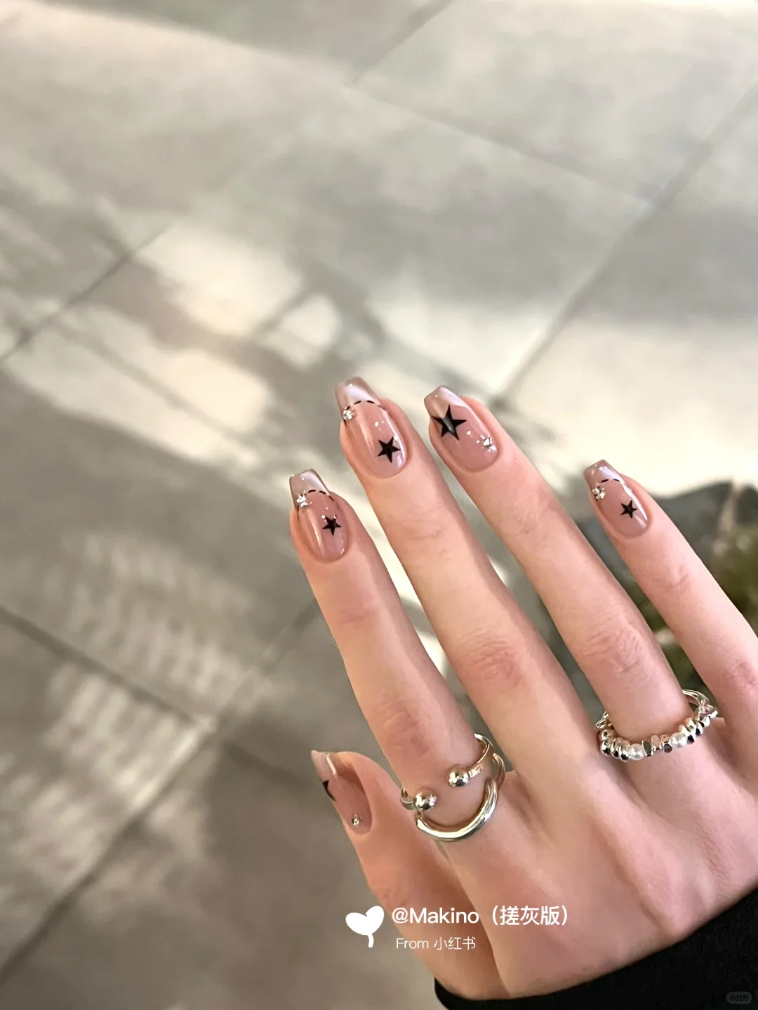 Nail look🫧显白简约纯欲千金风法式美甲💗