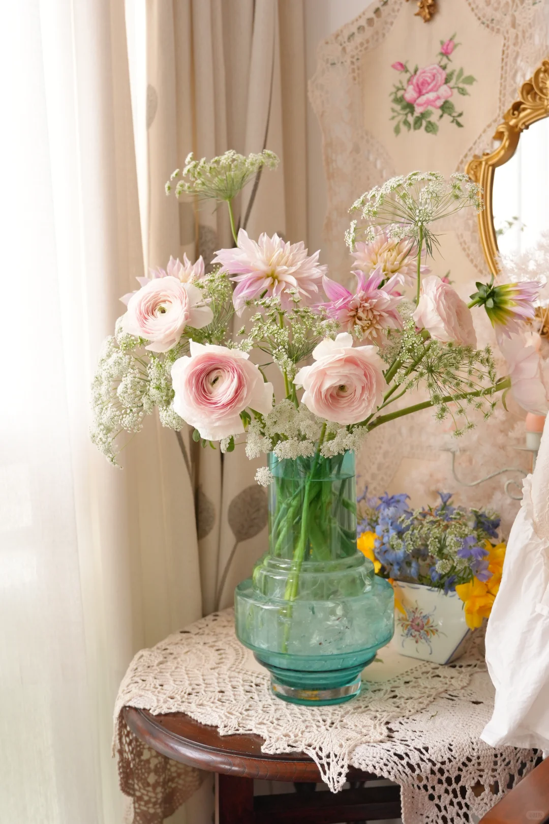 春系插花|蕾丝和少女