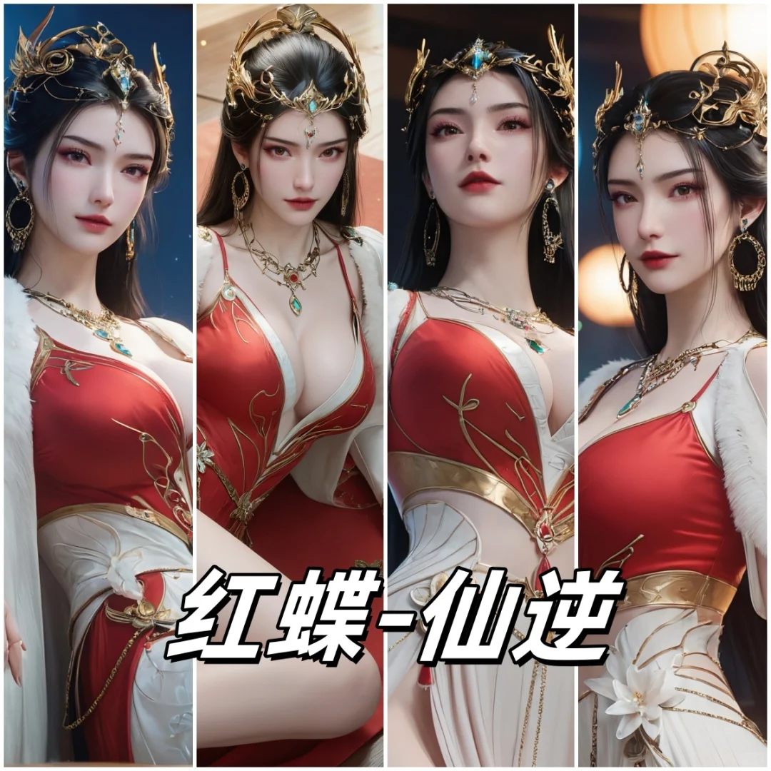 红蝶AI仙逆国漫女神4K壁纸精品合集美图