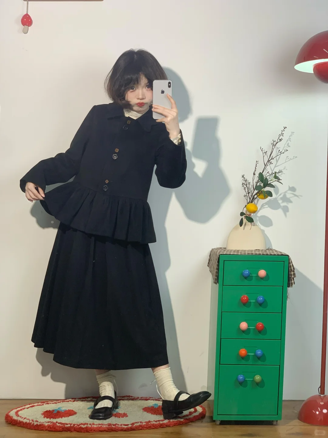 160ootd|今天是昭和感女明星🎐