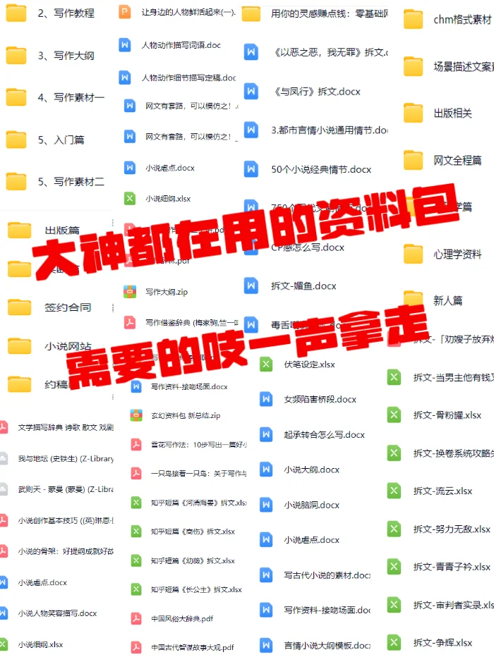 最常见的15类美女性格🔥新人写小说