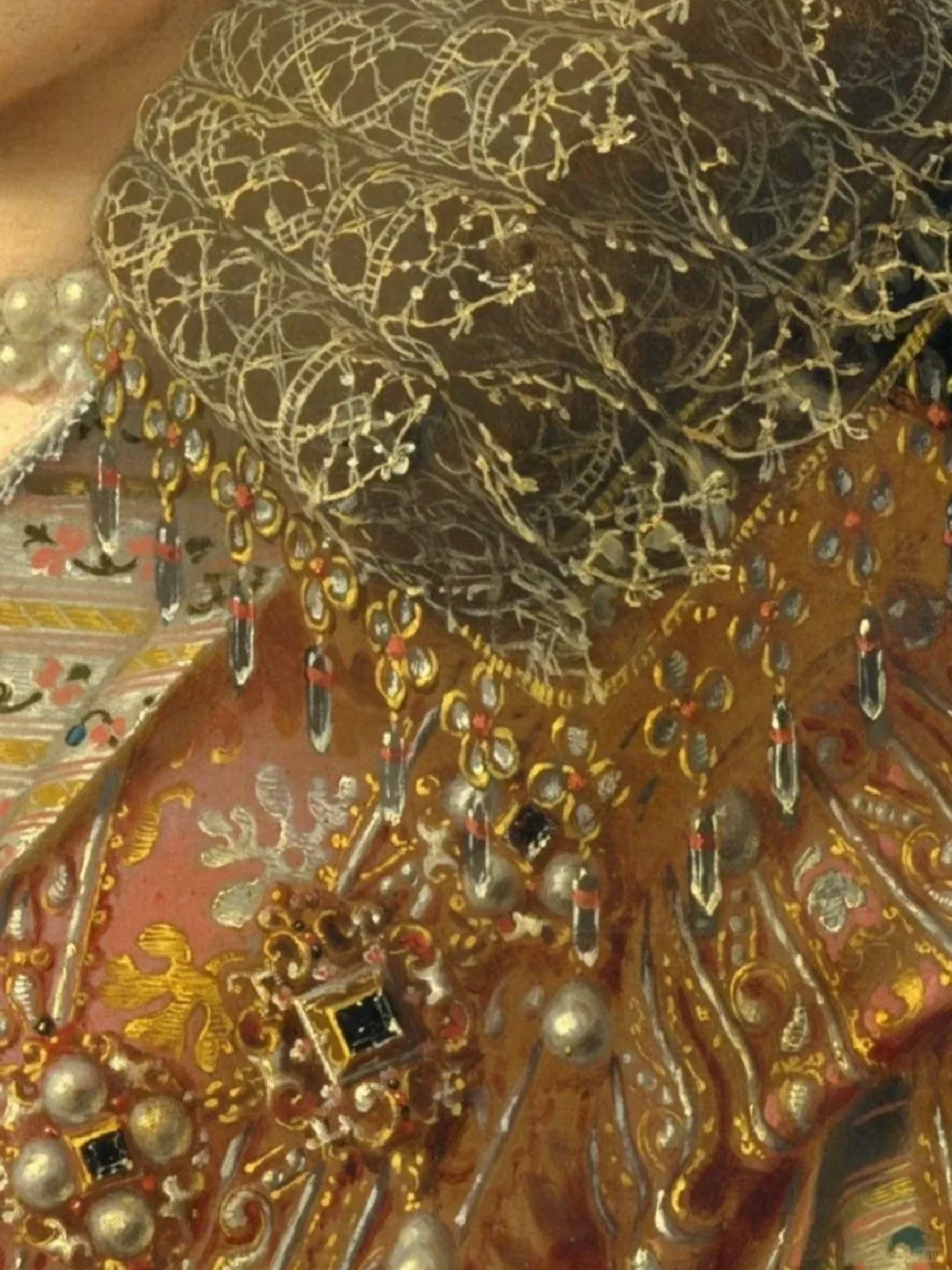 油画中的“蕾丝文化”！奢华的贵族时尚