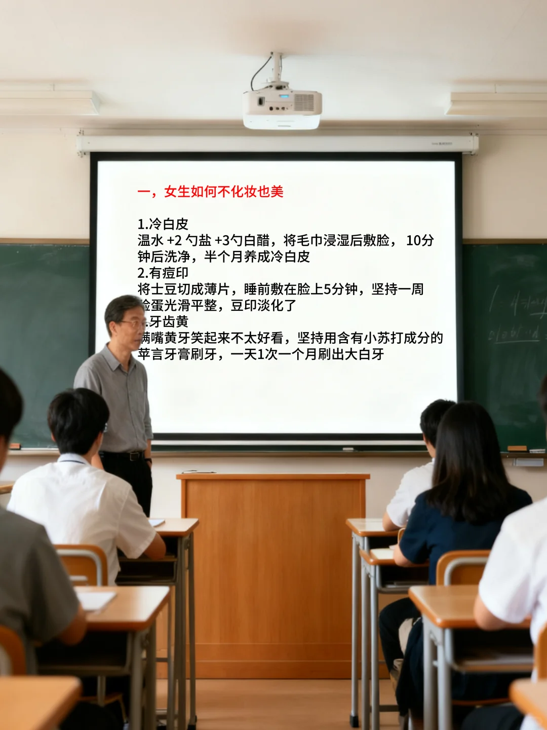 真的好多人在学啊～～～美白篇