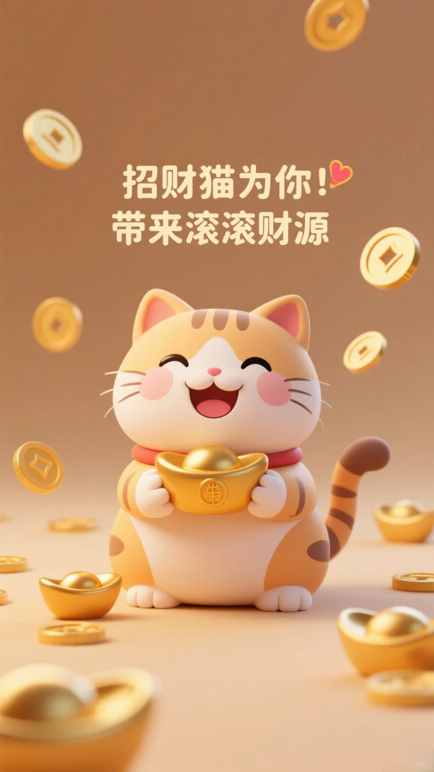 今日壁纸┋招财猫