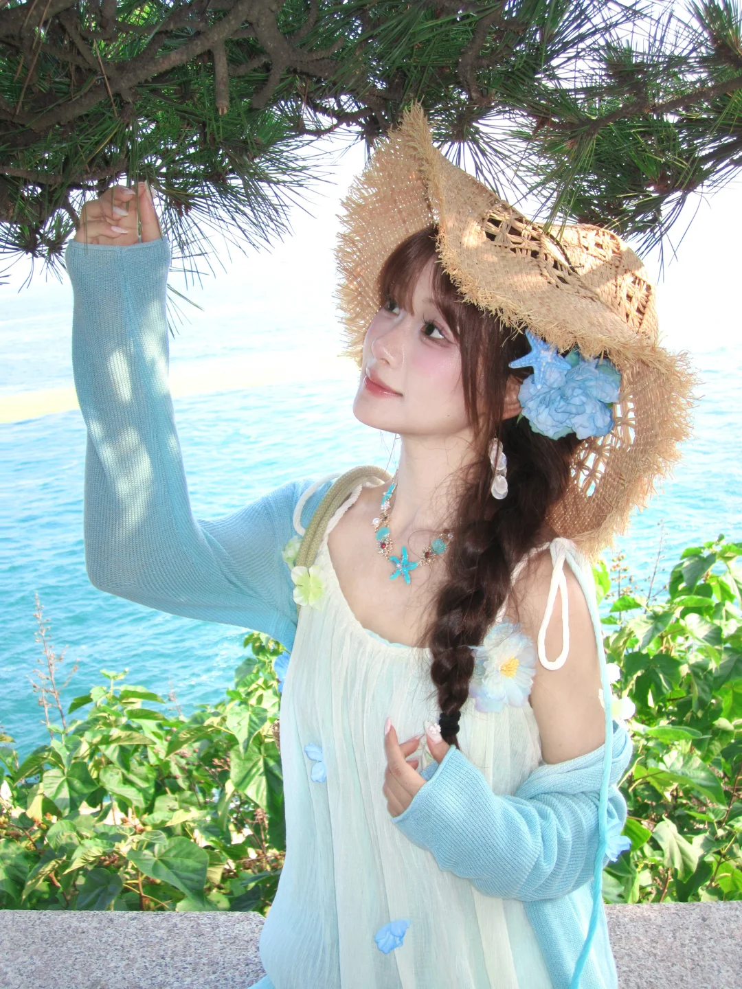 存一些海边拍照姿势 📷 🌴 🥥•(附滤镜