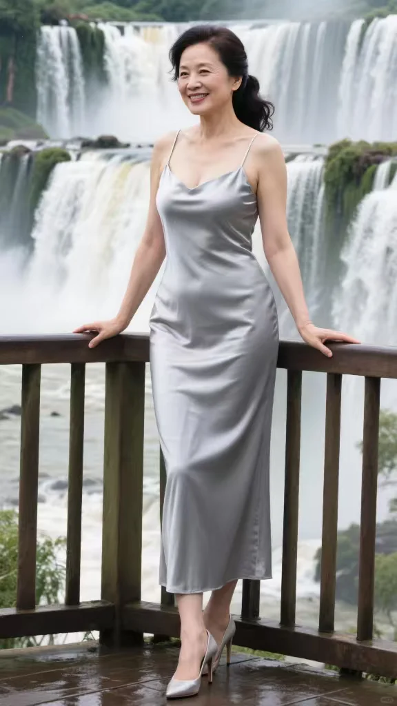绝美在线，48岁的阿姨尽显成熟女人味