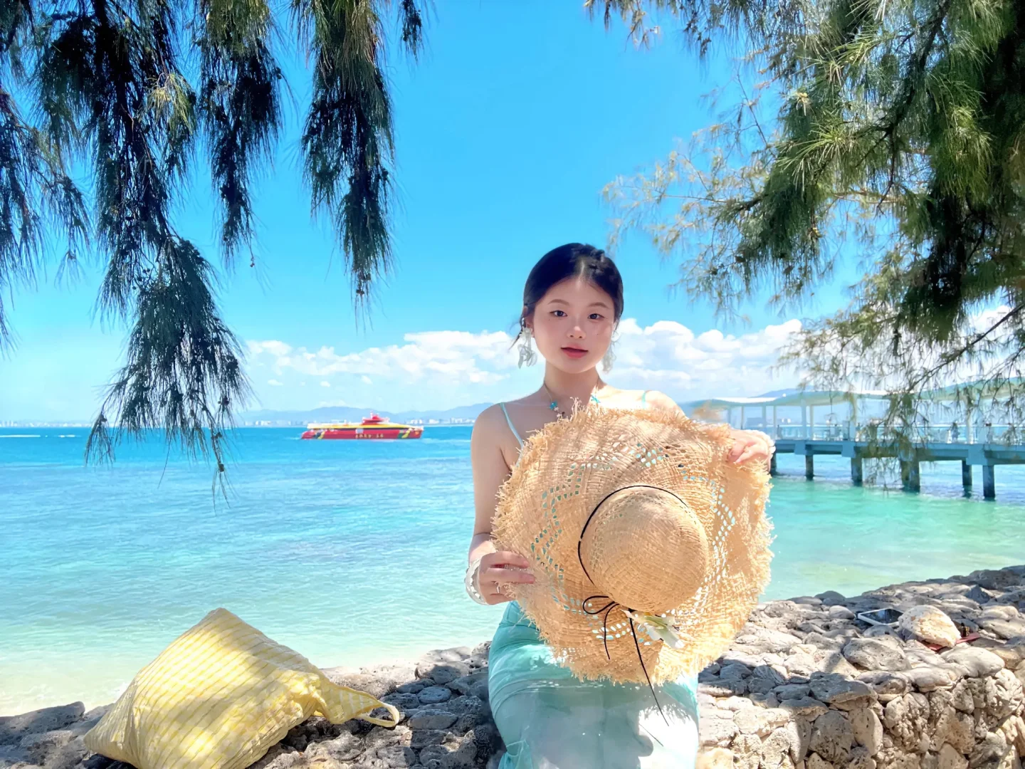 🛥️|沙漏偏梨海边蓝色战袍!🌊”