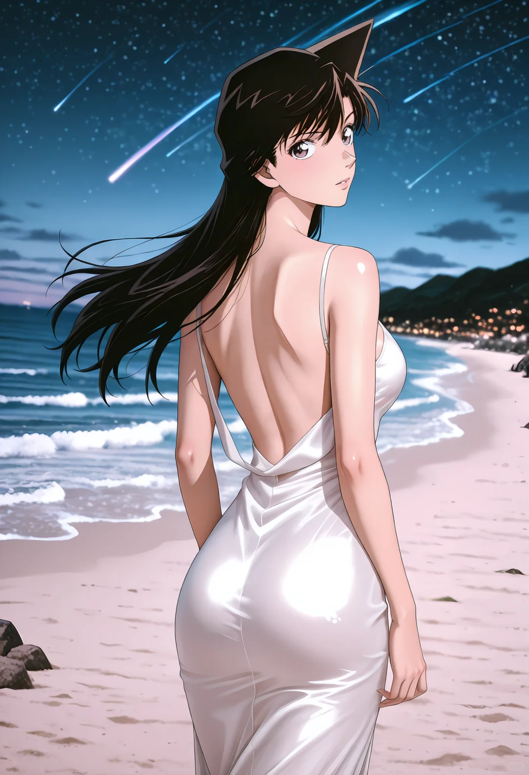 毛利兰,本来想换个风格,没搞成,算球了