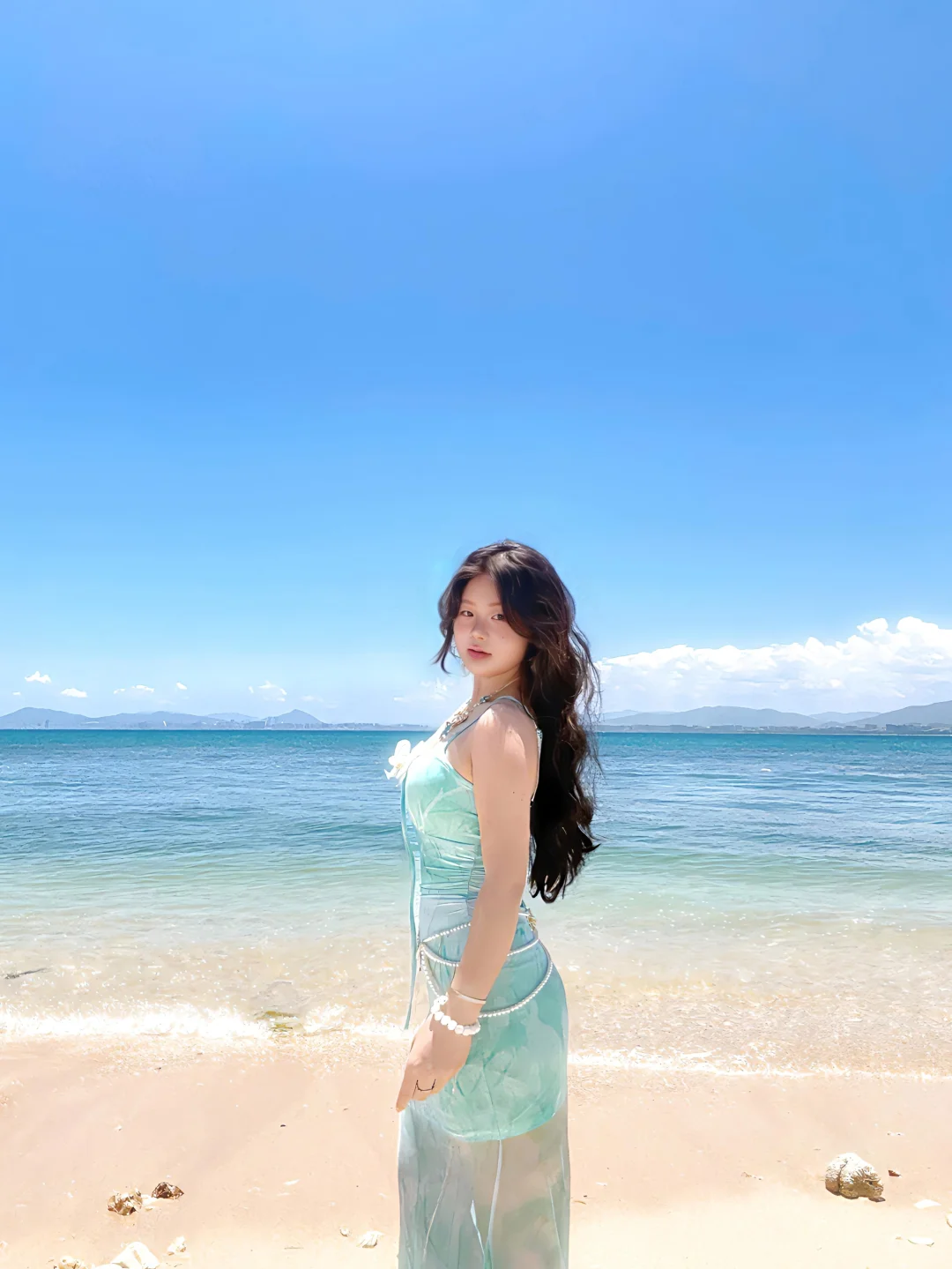 🛥️|沙漏偏梨海边蓝色战袍!🌊”