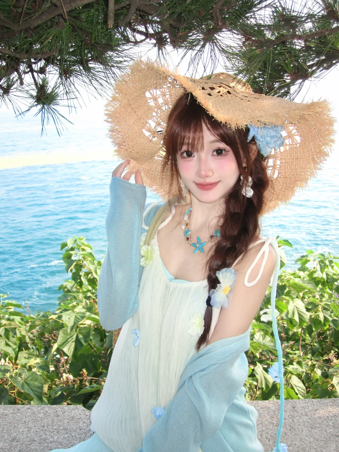 存一些海边拍照姿势 📷 🌴 🥥•(附滤镜