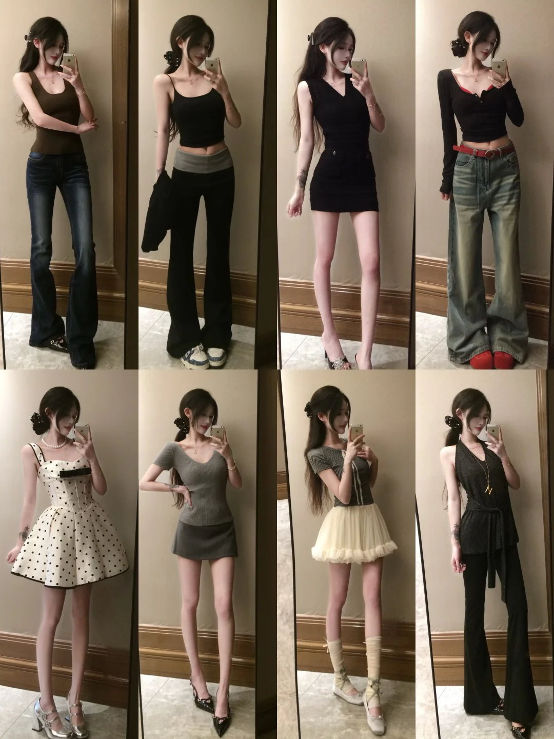 3️⃣2️⃣套🫧|纯欲辣妹风穿搭分享!!