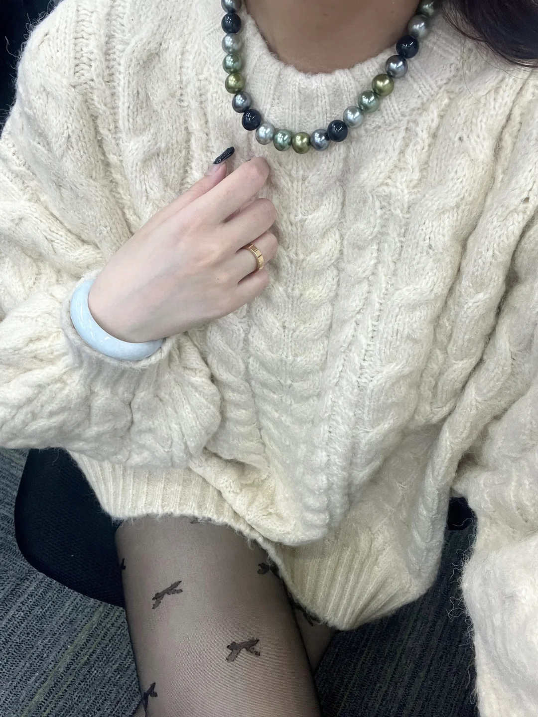 一周黑丝穿搭合集🖤办公室辣妹来啦！