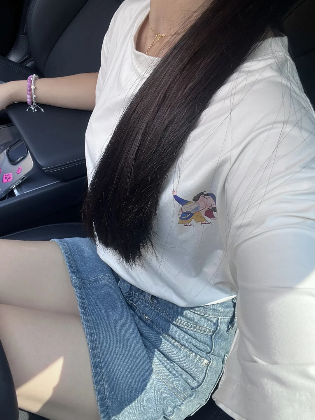 牛仔短裙真的百搭！🍃live图