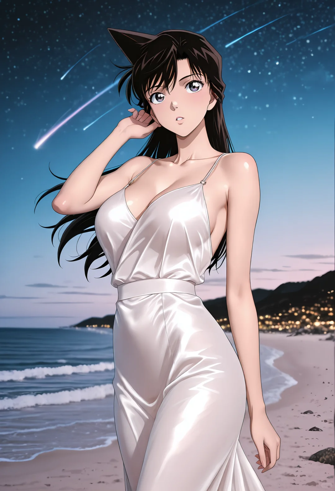 毛利兰,本来想换个风格,没搞成,算球了