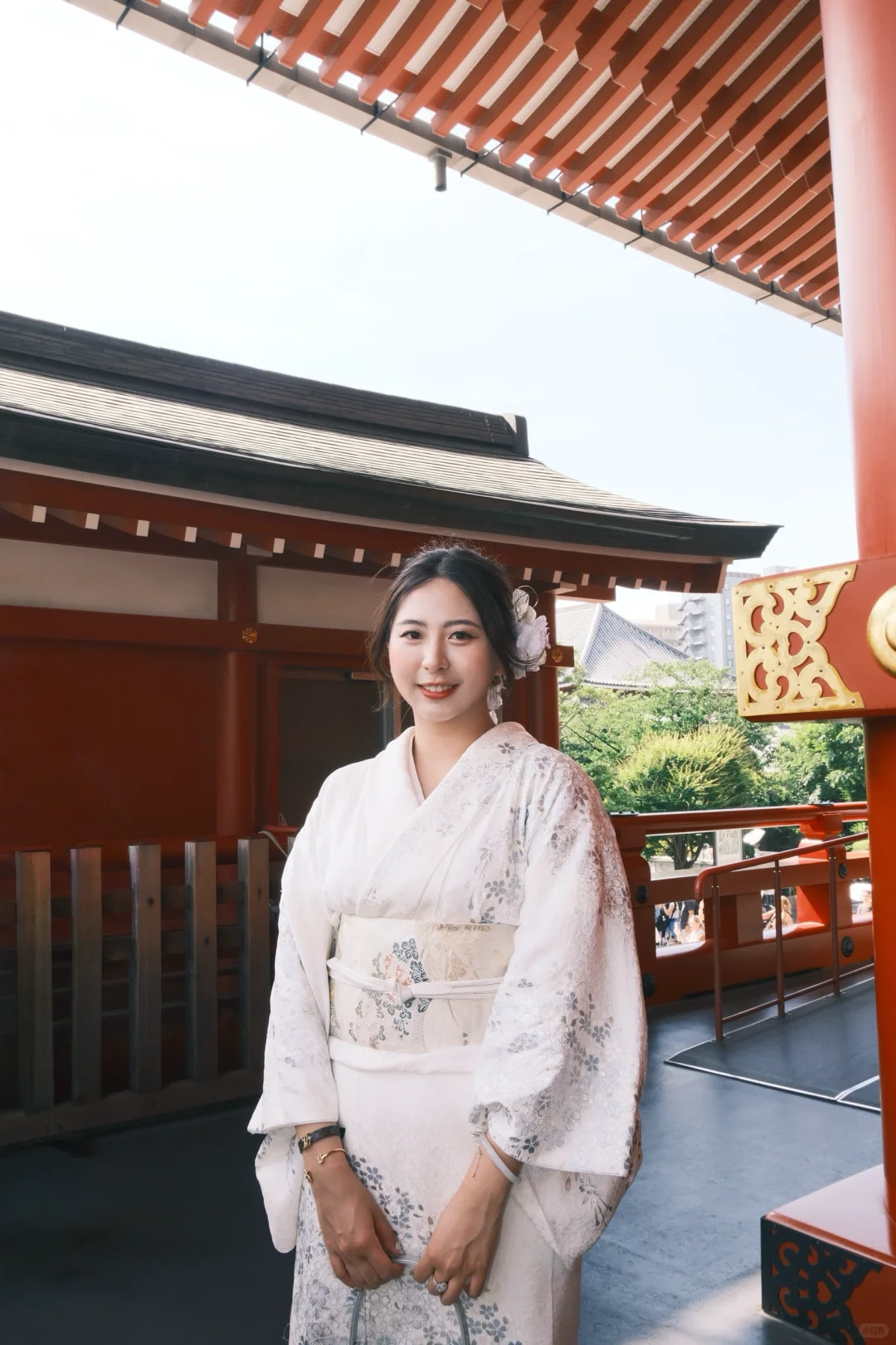 🇯🇵在东京浅草寺拍到了人生和服照片！