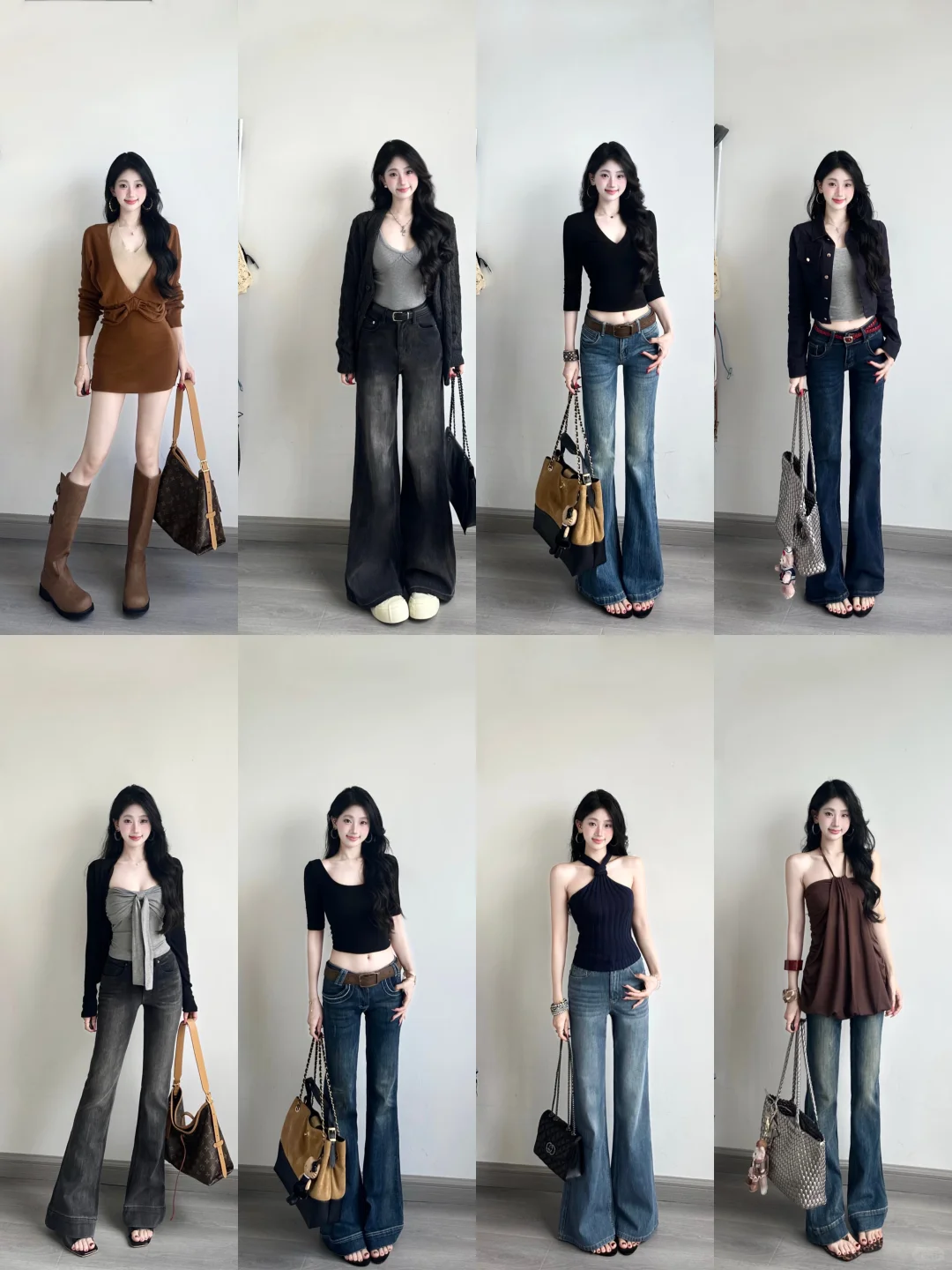 8⃣️套|早秋辣妹穿搭分享~