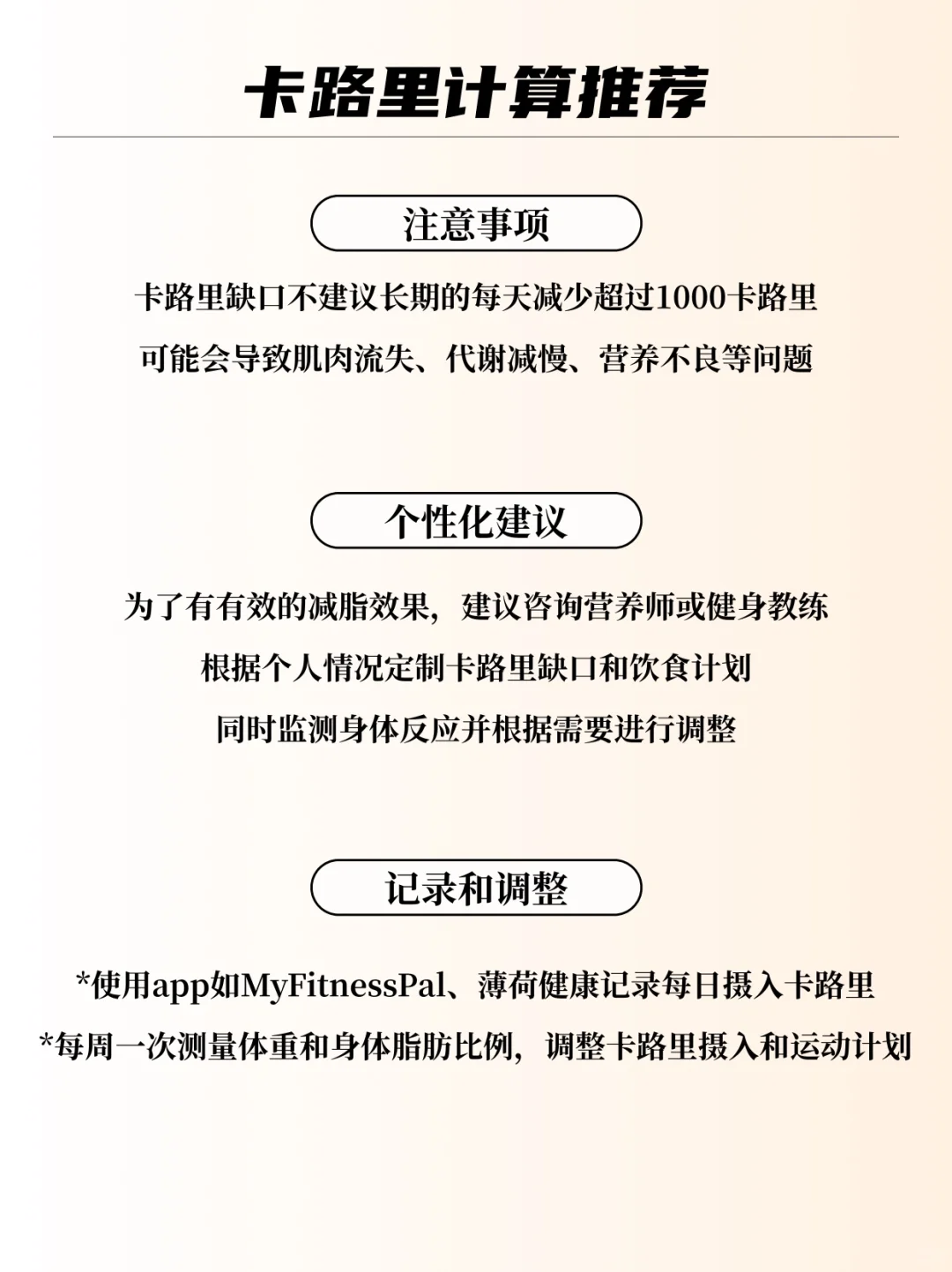 减脂必备：热量缺口计算与饮食搭配全攻略🤩