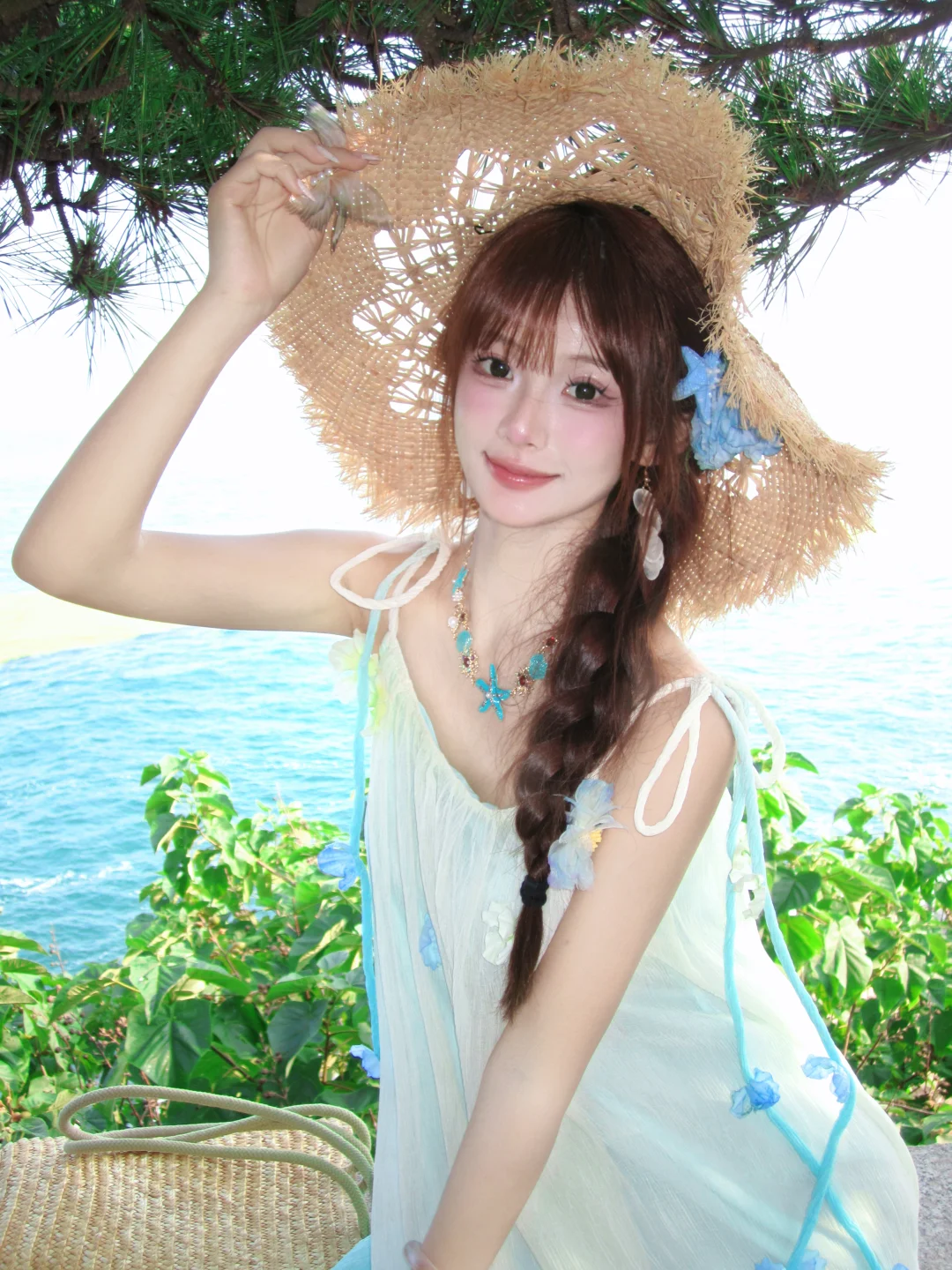 存一些海边拍照姿势 📷 🌴 🥥•(附滤镜