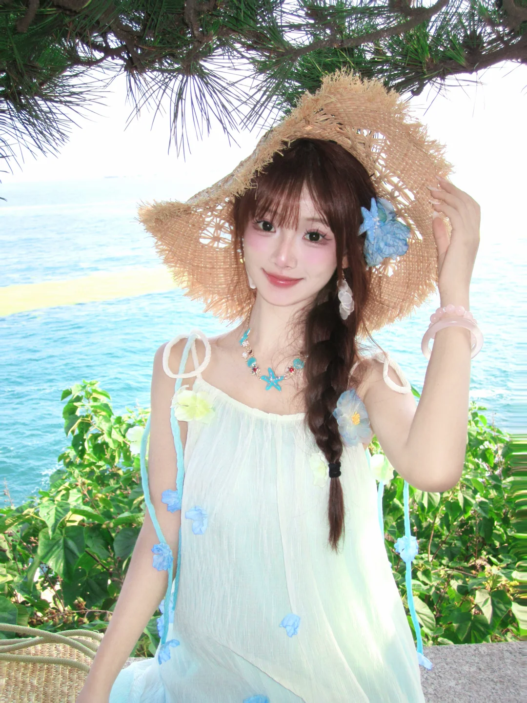 存一些海边拍照姿势 📷 🌴 🥥•(附滤镜