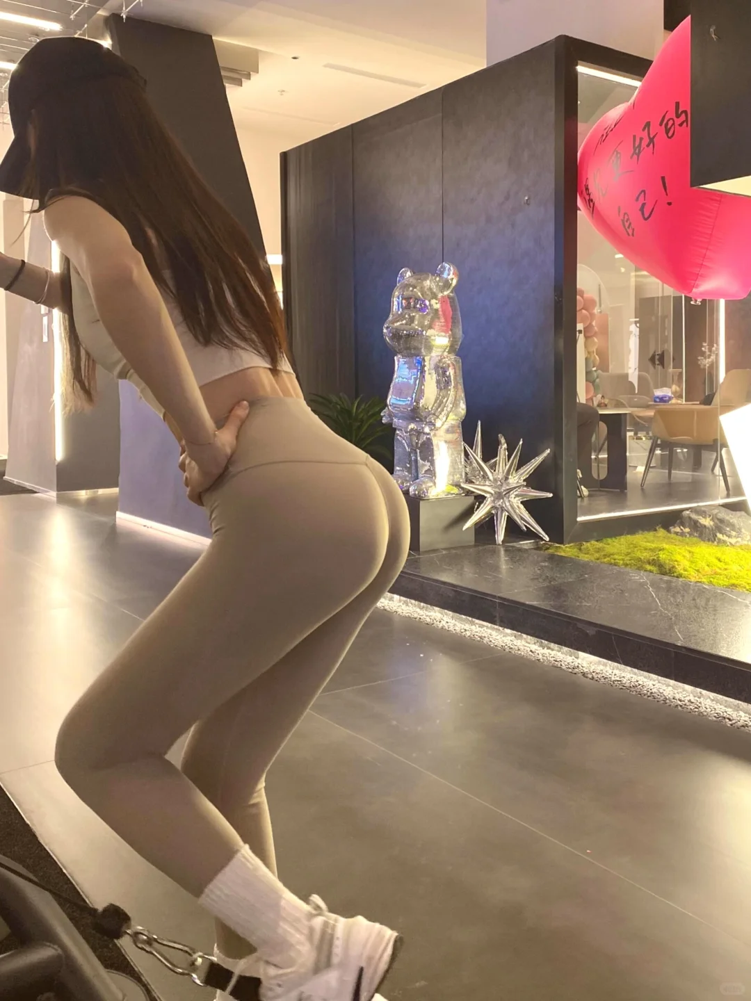 在健身房拍出人生美照