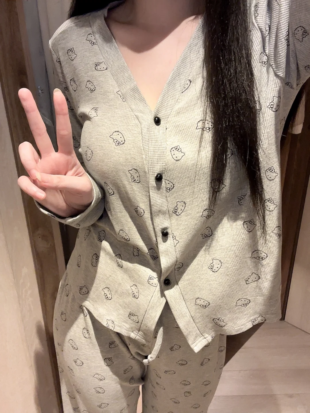 周末宅家look