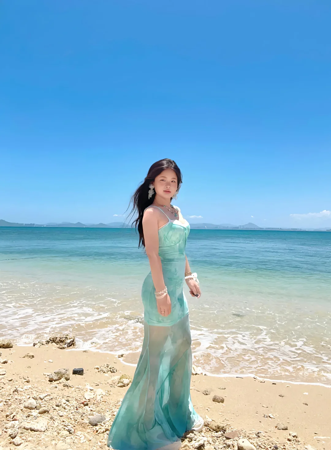 🛥️|沙漏偏梨海边蓝色战袍!🌊”