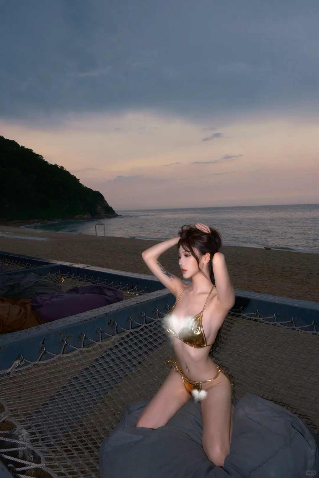 海边🌊落日🌅做自信超模