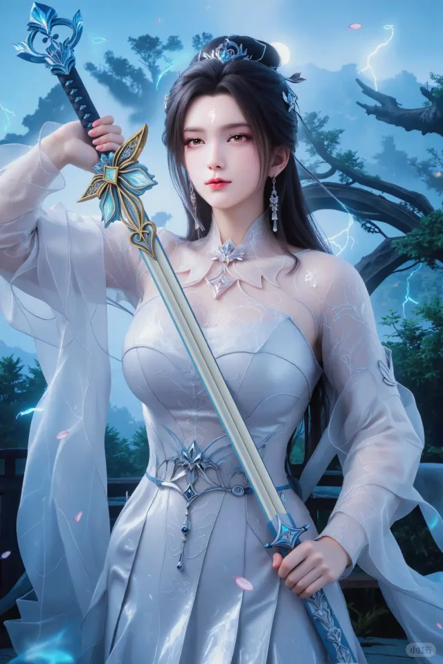 美到失语的仙侠小说女主，太绝了！