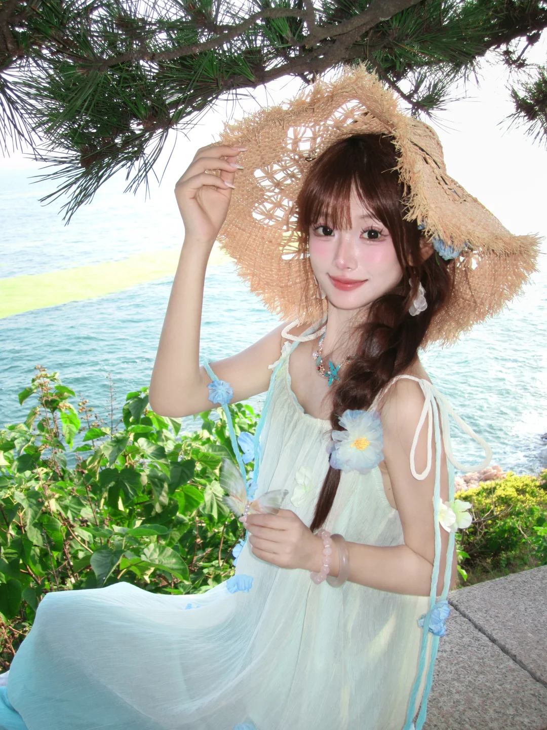 存一些海边拍照姿势 📷 🌴 🥥•(附滤镜