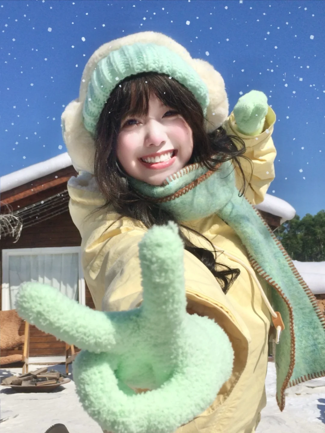 比起夏天 冬天的我好像更漂亮点❄️