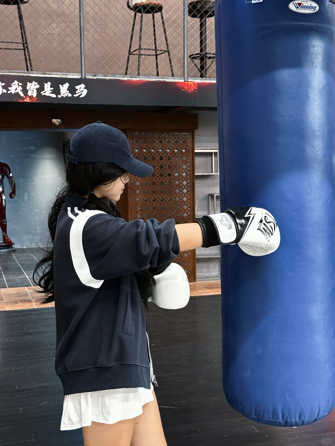 摆托女生打拳🥊也超帅的好不好|上饶拳击