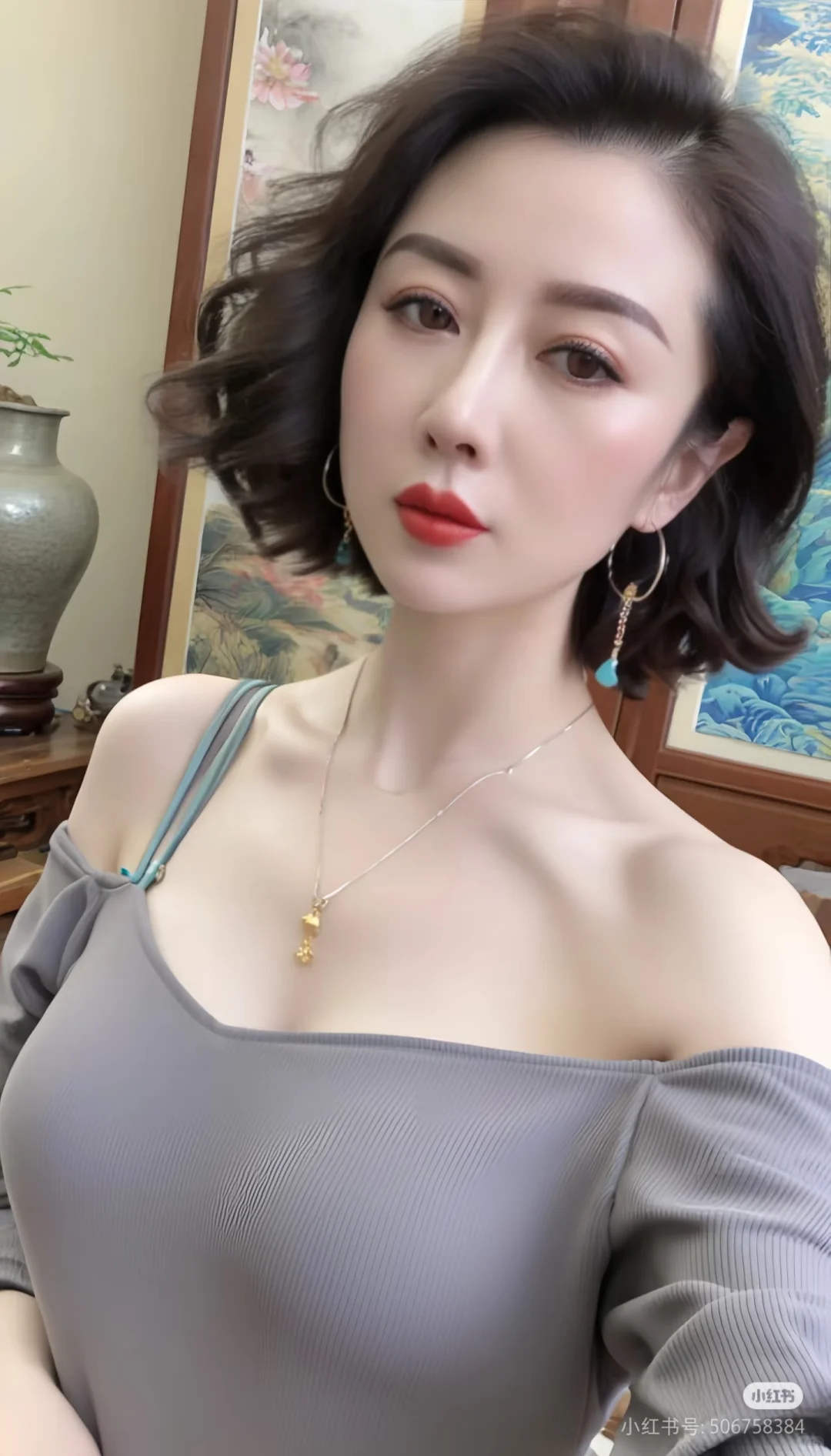 叫姨还是,姐姐。随你咯