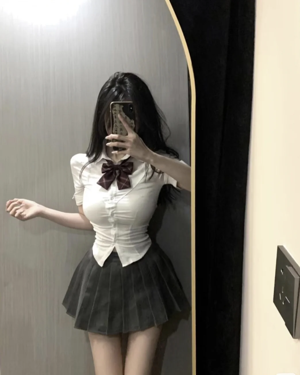 这样穿身材好好JK制服