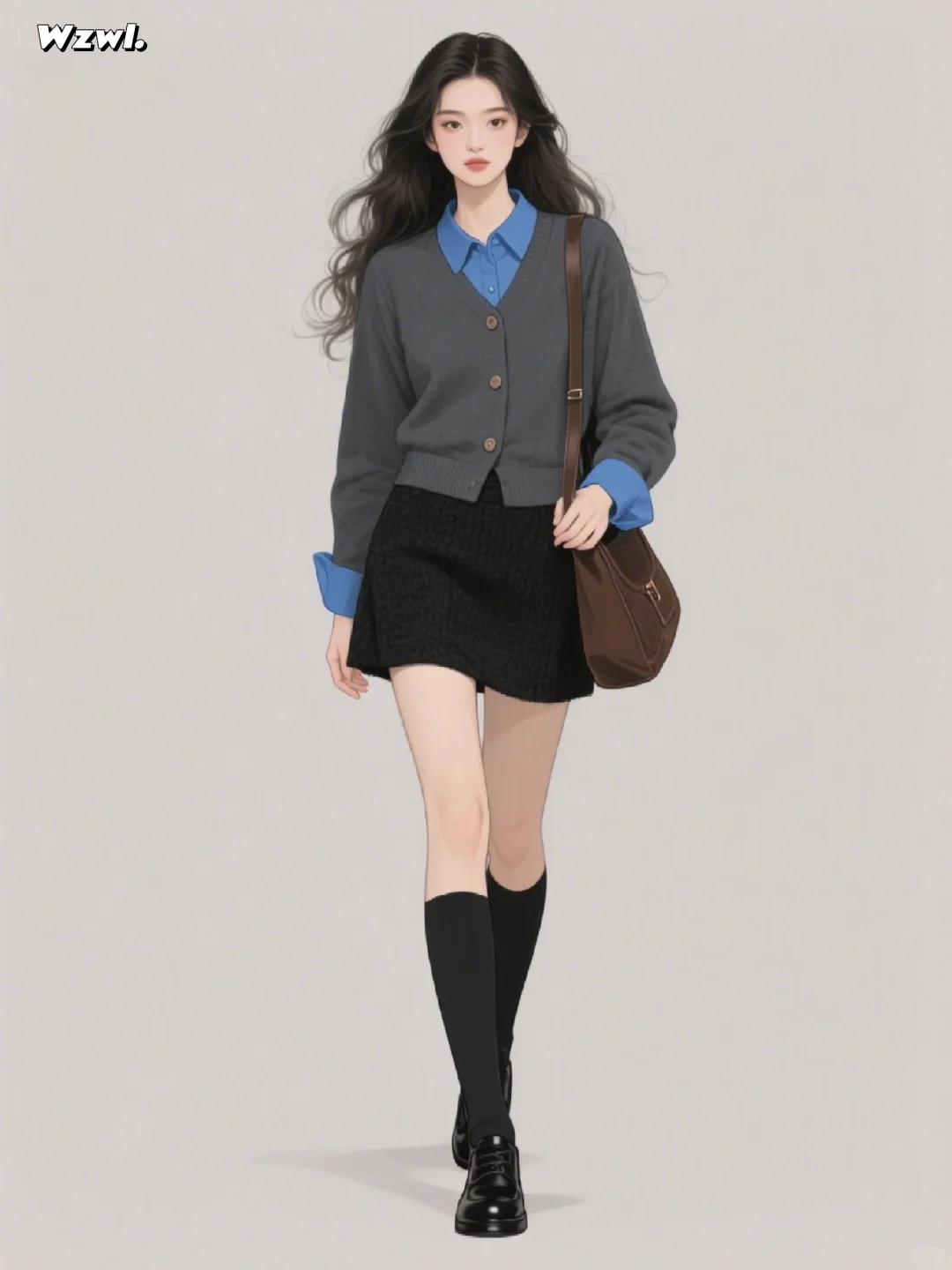 小红书生活画家|学院风穿搭~~