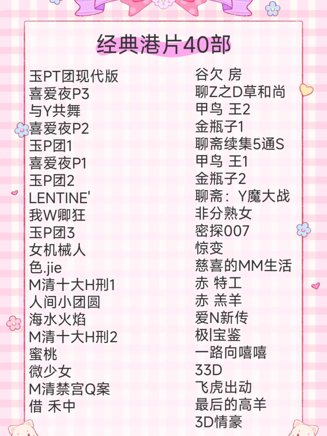 剧荒福音来了，推荐香港经典40部