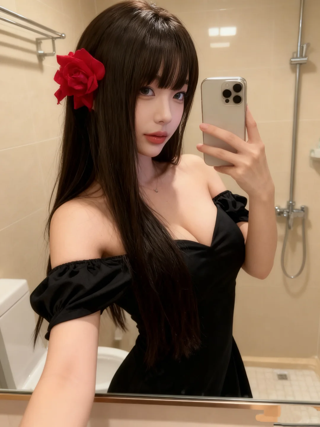 被浴室的氛围感美晕了！